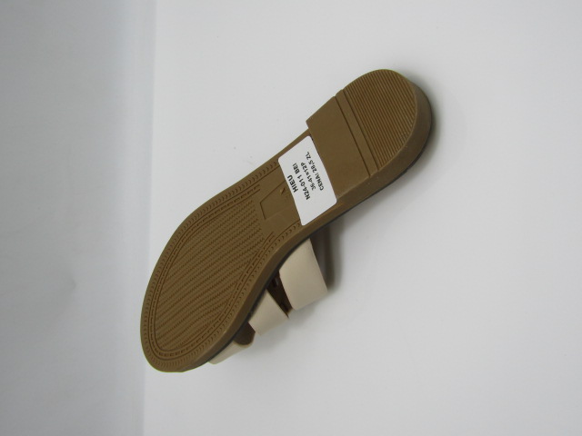 Klapki Damskie N24-011 BEIGE 36-41 1