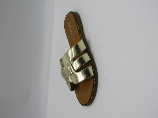 Klapki Damskie N24-011 GOLD 36-41
