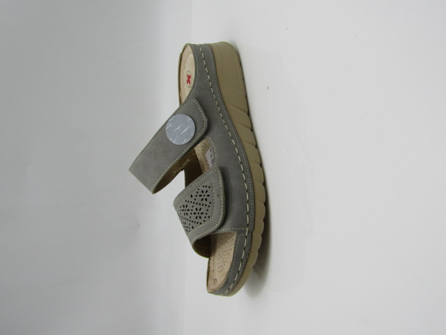 Klapki Damskie 3025 GREY 36-41