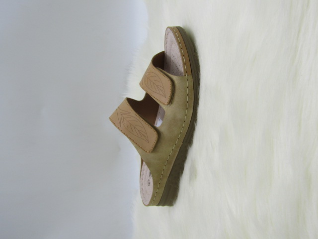 Klapki Damskie 4013 BEIGE 36-41