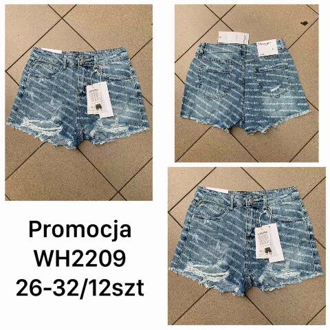 Szorty Jeansowe Damskie WH2209 1 kolor 26-32 1