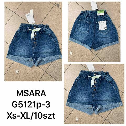 Szorty Jeansowe Damskie G5121P-3 1 kolor XS-XL