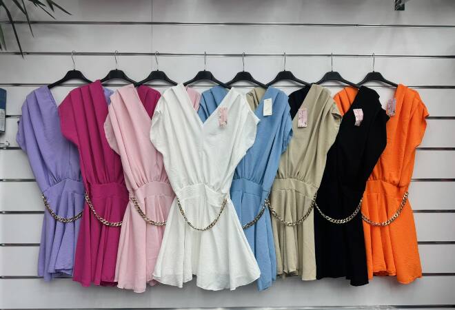 Sukienka damskie 20203 Mix kolor Standard (Towar Włoskie) 1