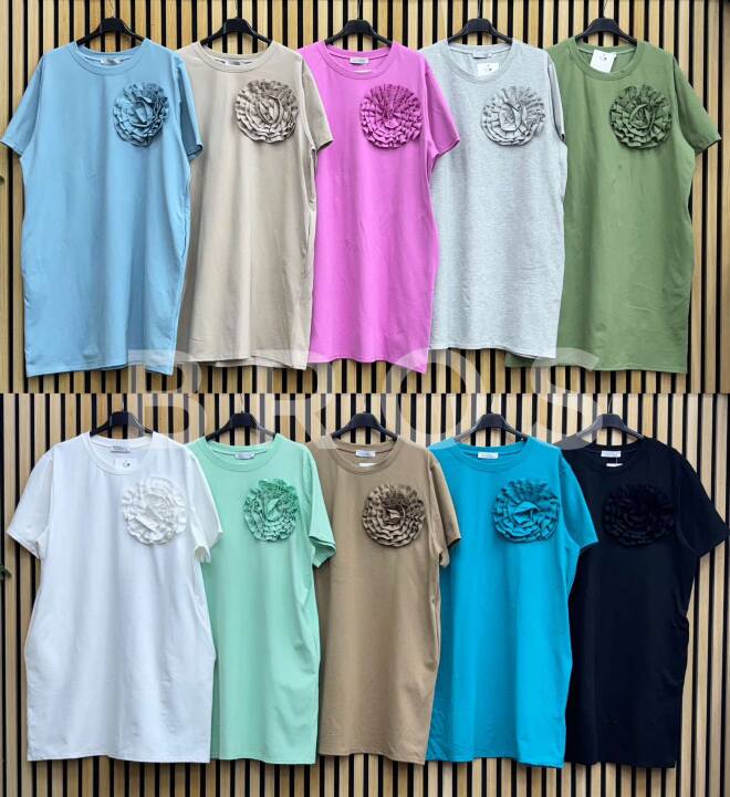 Tunika damskie 19500 MIX KOLOR Standard (Towar Włoskie) 1