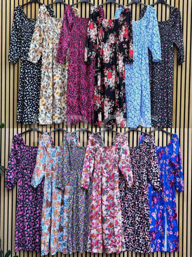 Sukienka damskie 19501 Mix kolor Standard (Towar Włoskie)