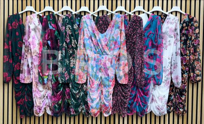 Sukienka damskie 19502 Mix kolor Standard (Towar Włoskie) 1