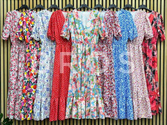 Sukienka damskie 19505 Mix kolor Standard (Towar Włoskie) 1