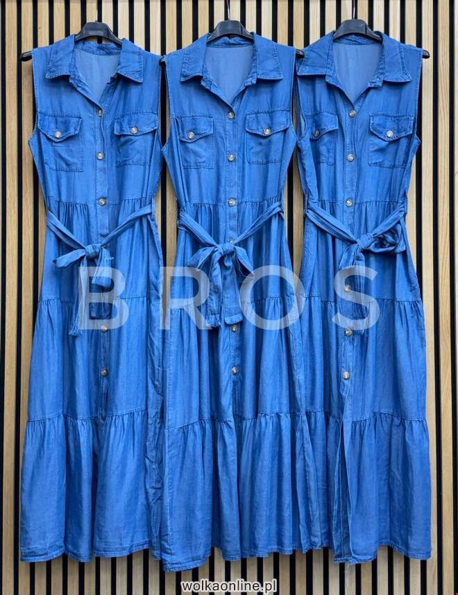 Sukienka damskie 19507 Mix kolor Standard (Towar Włoskie)