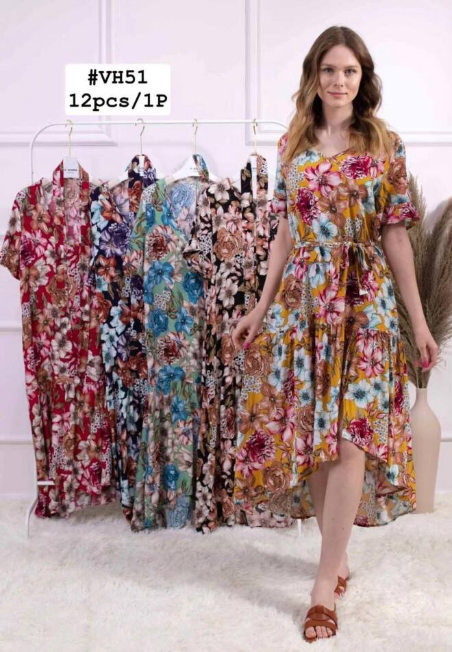 Sukienka damskie VH51 MIX KOLOR STANDARD   1