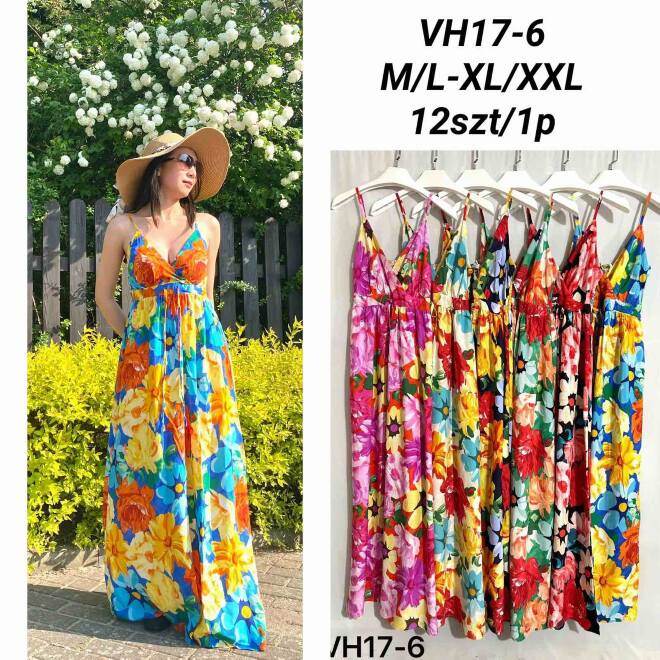Sukienka damskie VH17-6 MIX KOLOR M-2XL 1