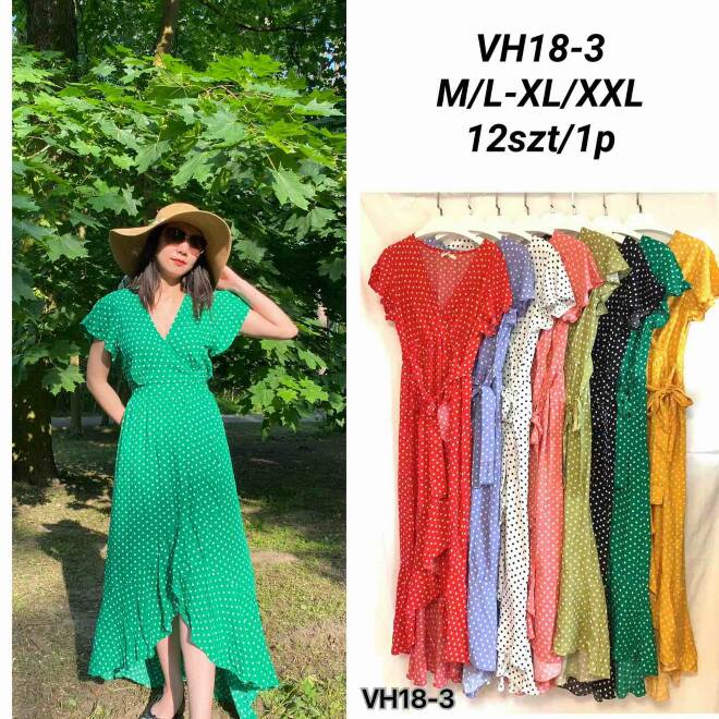 Sukienka damskie VH18-3 MIX KOLOR M-2XL