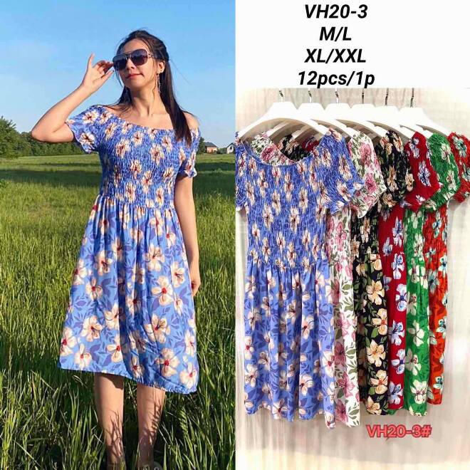 Sukienka damskie VH20-3 MIX KOLOR M-2XL 1