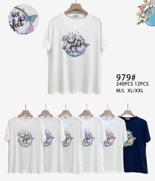 Bluzka damskie 979 MIX KOLOR M-2XL