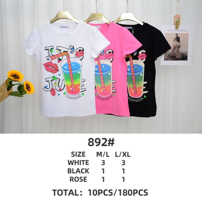 Bluzka damskie 892 MIX KOLOR M-XL