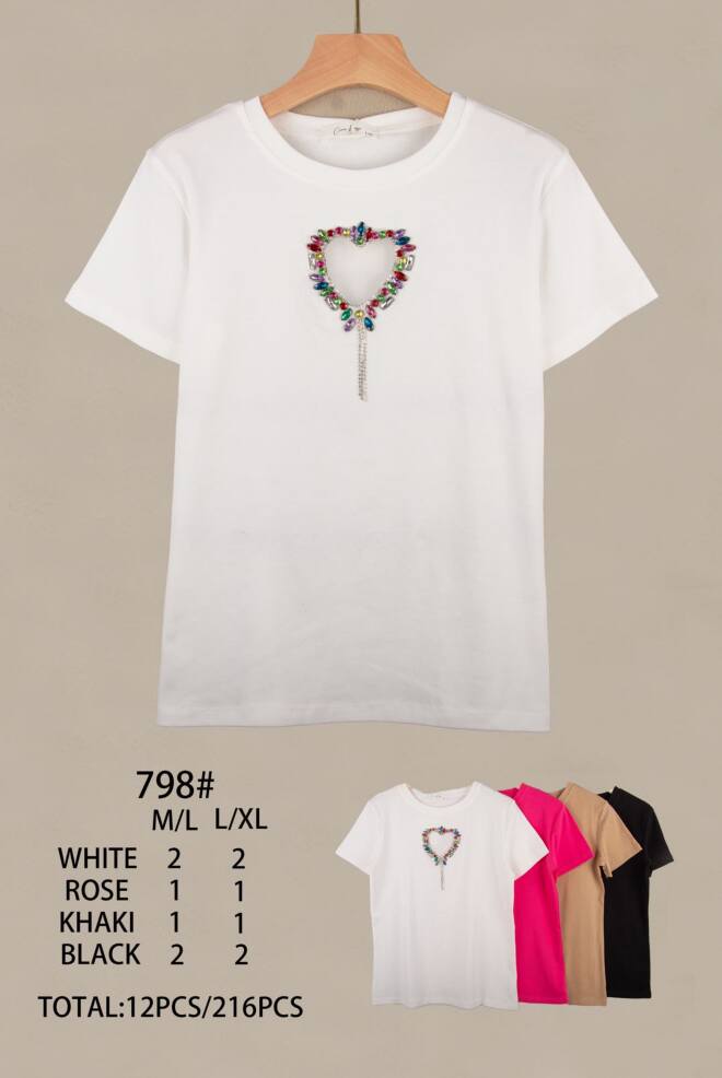 Bluzka damskie 798 MIX KOLOR M-XL