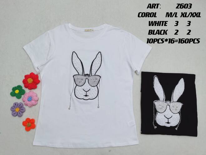 Bluzka damskie 2603 MIX KOLOR M-2XL 1