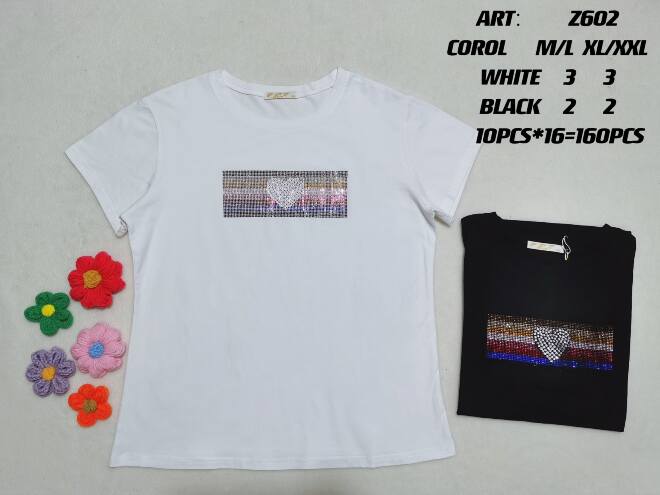 Bluzka damskie 2602 MIX KOLOR M-2XL