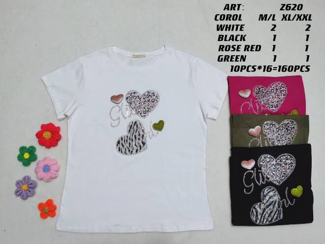 Bluzka damskie 2620 MIX KOLOR M-2XL