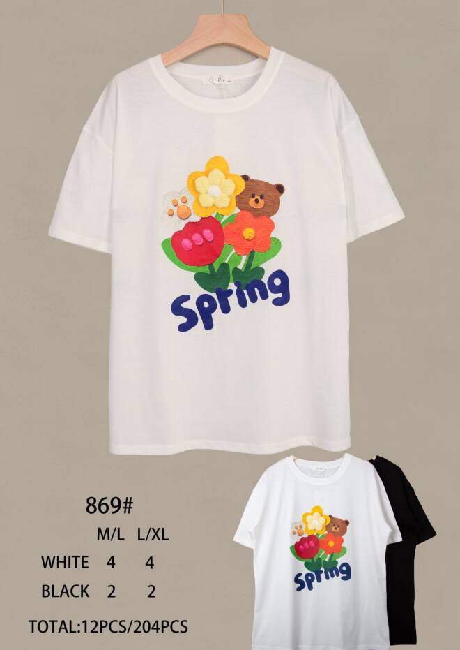 Bluzka damskie 869 MIX KOLOR M-2XL