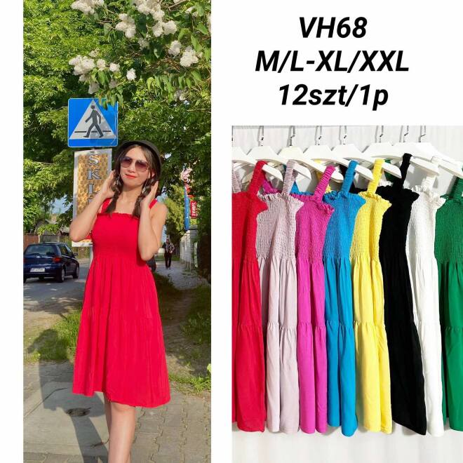 Sukienka damskie VH68 MIX KOLOR M-2XL