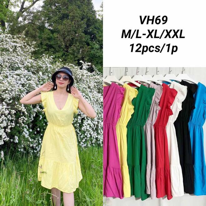 Sukienka damskie VH69 MIX KOLOR M-2XL 1