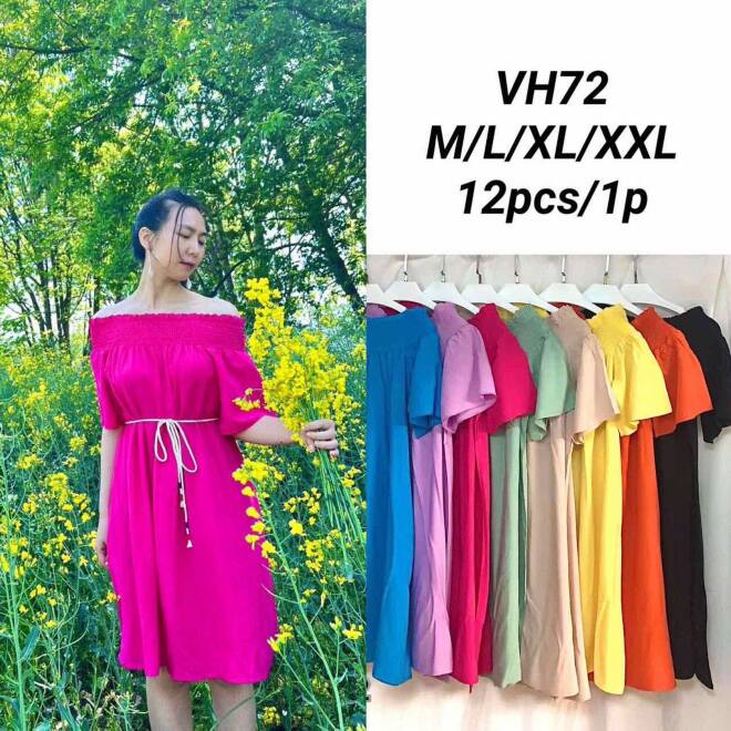 Sukienka damskie VH72 MIX KOLOR M-2XL 1