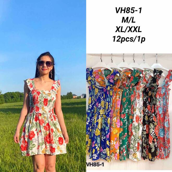 Sukienka damskie VH85-1 MIX KOLOR M-2XL 1
