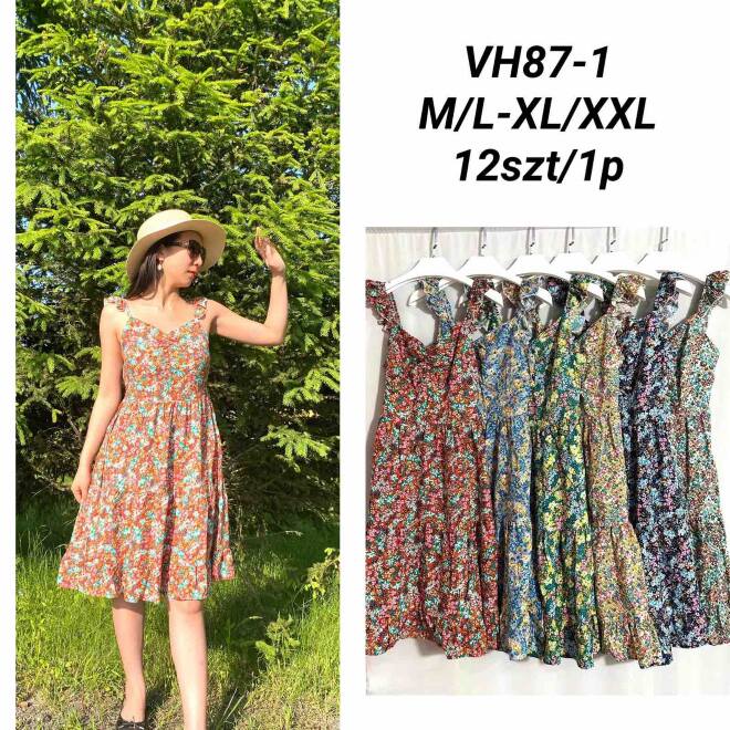 Sukienka damskie VH87-1 MIX KOLOR M-2XL 1