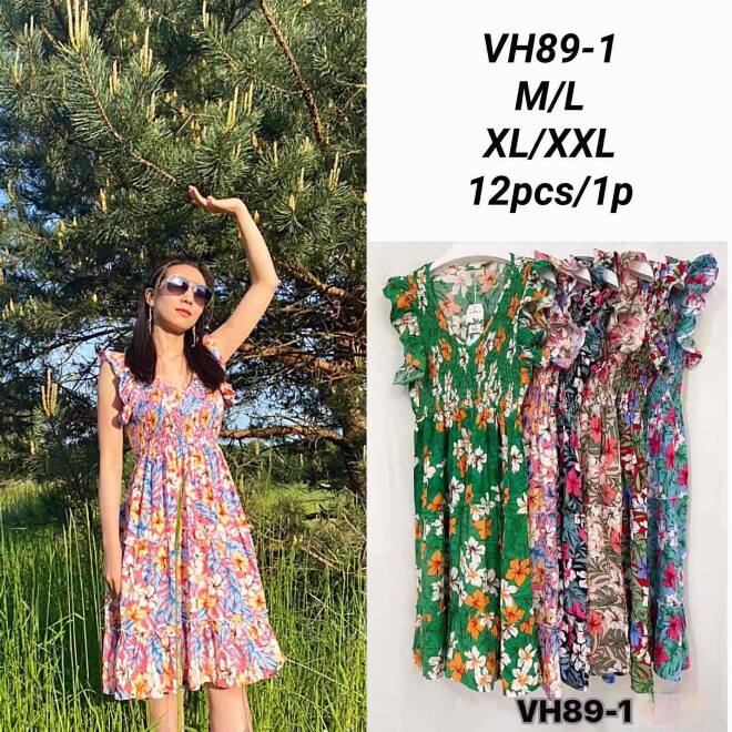 Sukienka damskie VH89-1 MIX KOLOR M-2XL 1
