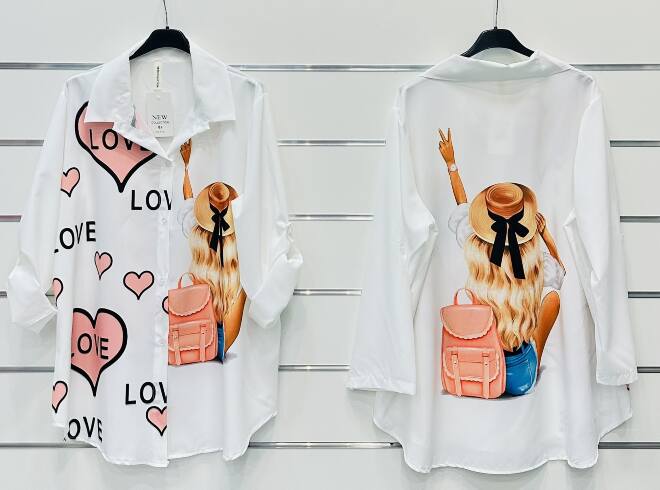 Koszula damskie 21038 Mix kolor Standard 1