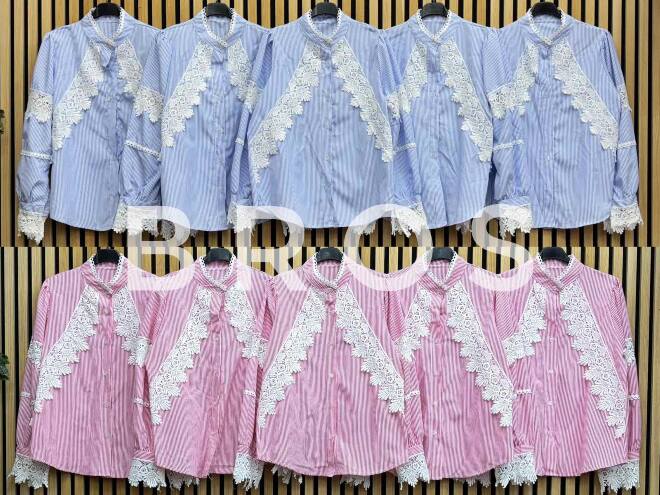 Koszule damskie 19719 Mix kolor Standard (Towar Włoskie)