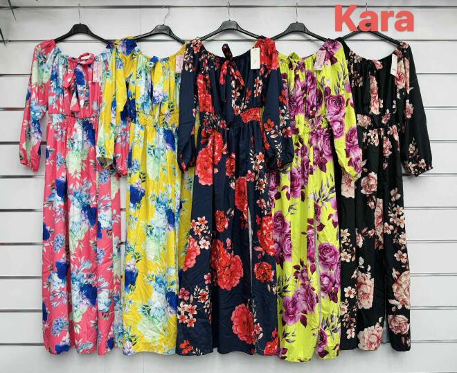 Sukienka damskie 20205 Mix kolor Standard (Towar Włoskie)