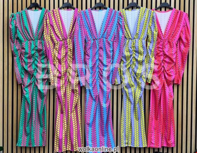Sukienka damskie 19717 Mix kolor Standard (Towar Włoskie)