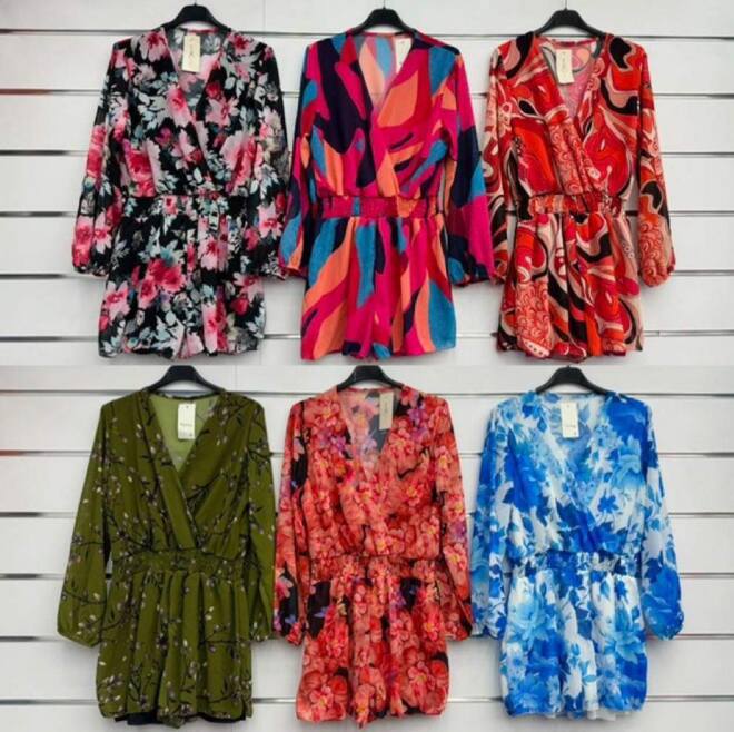 Sukienka damskie 20213 Mix kolor Standard (Towar Włoskie) 1