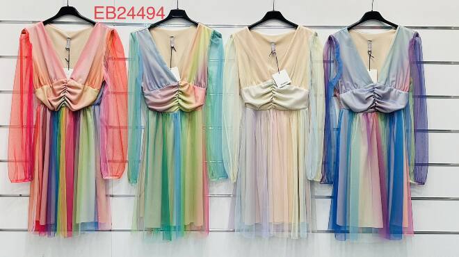 Sukienka damskie EB24494 MIX KOLOR STANDARD 1