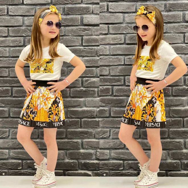 Komplety dziewczęce 21700 1 KOLOR 4-12