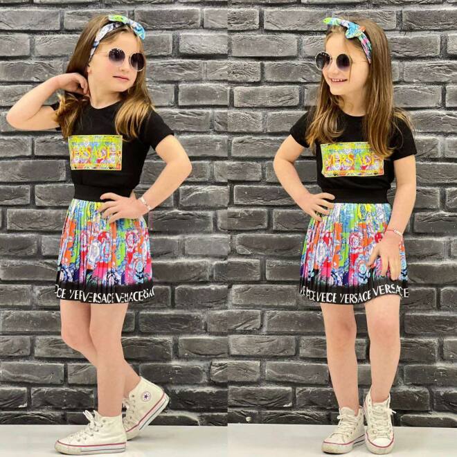 Komplety dziewczęce 21701 1 KOLOR 4-12 1