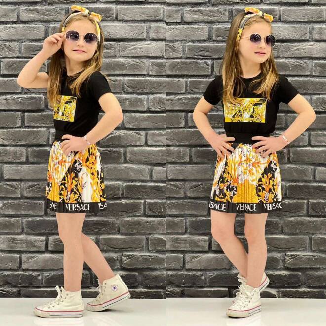 Komplety dziewczęce 21705 1 KOLOR 4-12 1