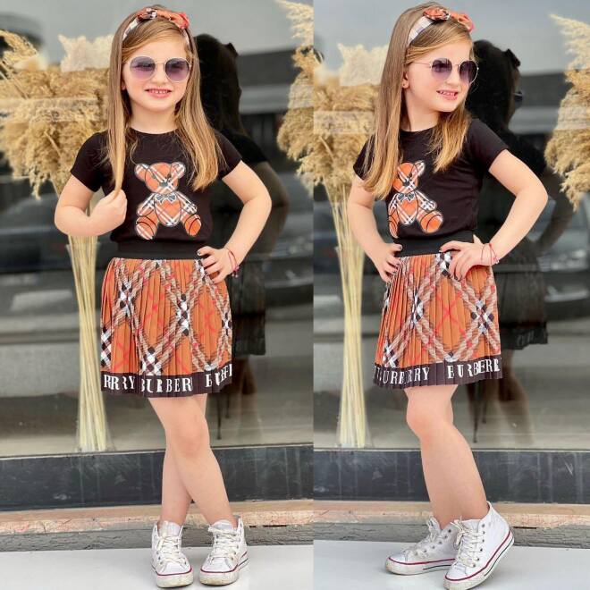 Komplety dziewczęce 21706 1 KOLOR 4-12 1