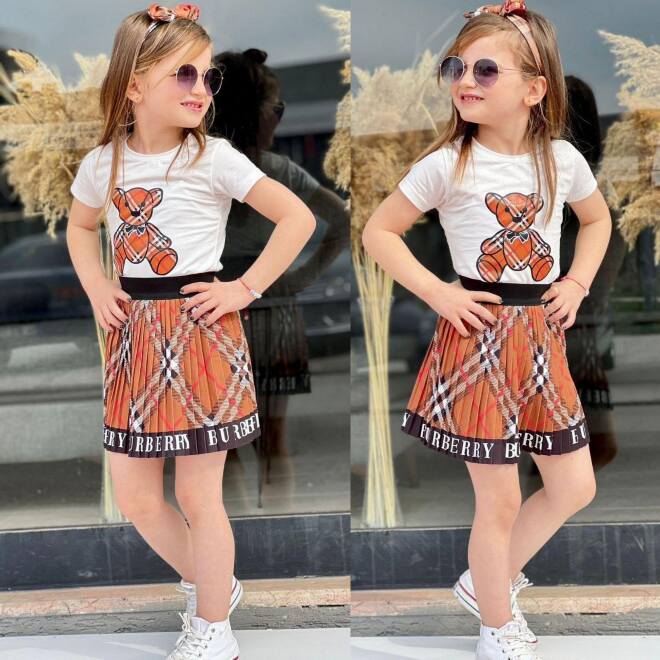 Komplety dziewczęce 21708 1 KOLOR 4-12