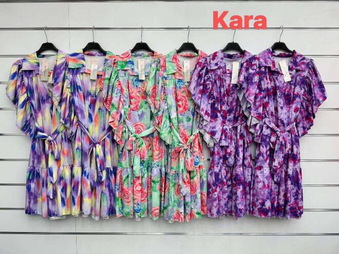 Sukienka damskie 20216 Mix kolor Standard (Towar Włoskie)