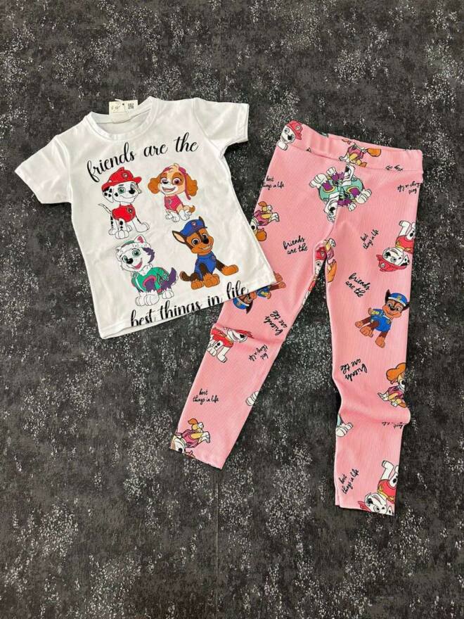 Komplety dziewczęce 21726 1 KOLOR 2-8 1