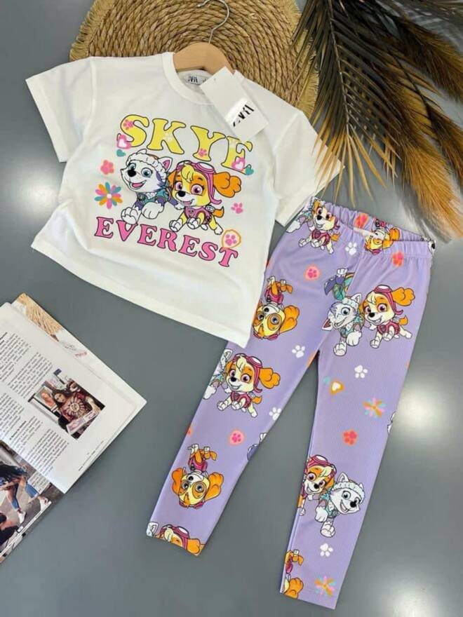 Komplety dziewczęce 21734 1 KOLOR 2-8