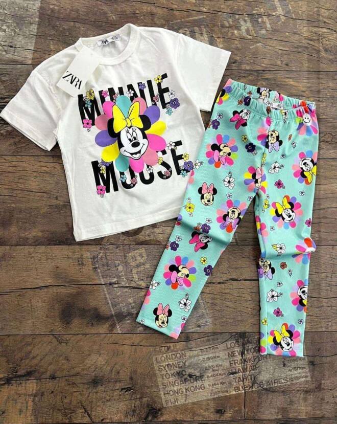 Komplety dziewczęce 21738 1 KOLOR 2-8 1