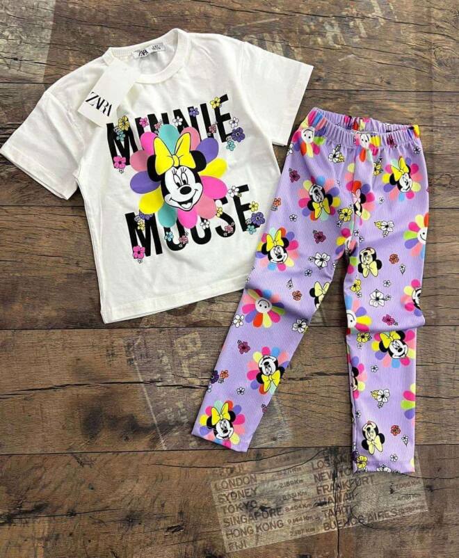 Komplety dziewczęce 21740 1 KOLOR 2-8 1