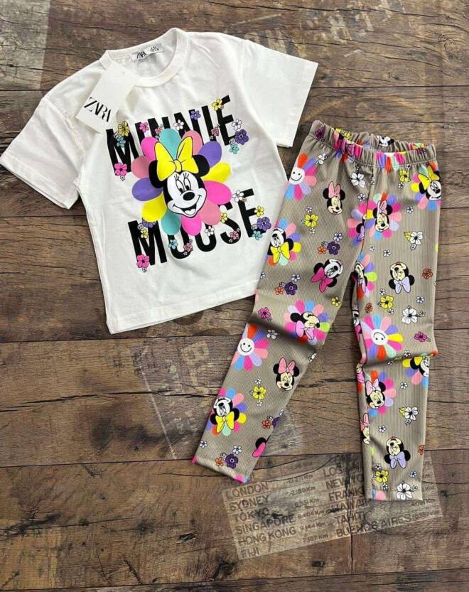 Komplety dziewczęce 21742 1 KOLOR 2-8 1