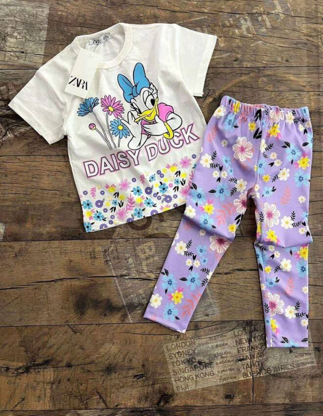 Komplety dziewczęce 21743 1 KOLOR 2-8 1