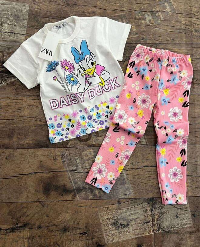 Komplety dziewczęce 21744 1 KOLOR 2-8 1