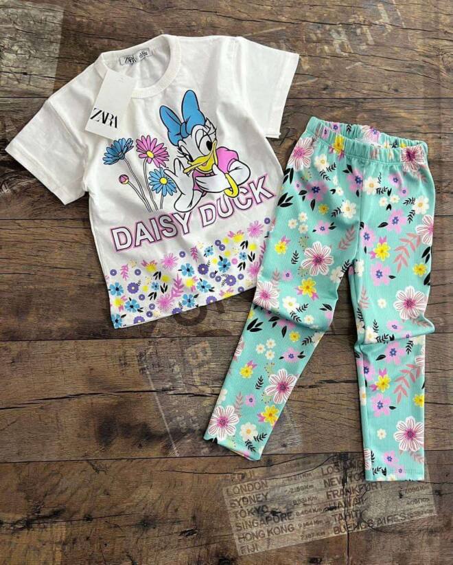 Komplety dziewczęce 21746 1 KOLOR 2-8 1