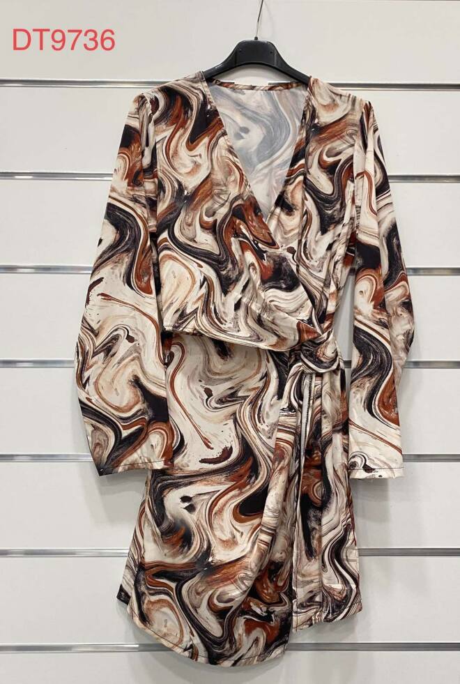 Sukienka damskie DT9736 MIX KOLOR STANDARD